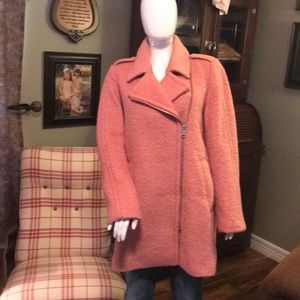 LOFT PINK COAT XL
